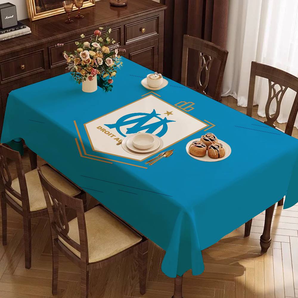 Home Textiles Today Logo - O-Olympiques D-DeS LOGO M-MarseilleS Tovaglia Rettangolare