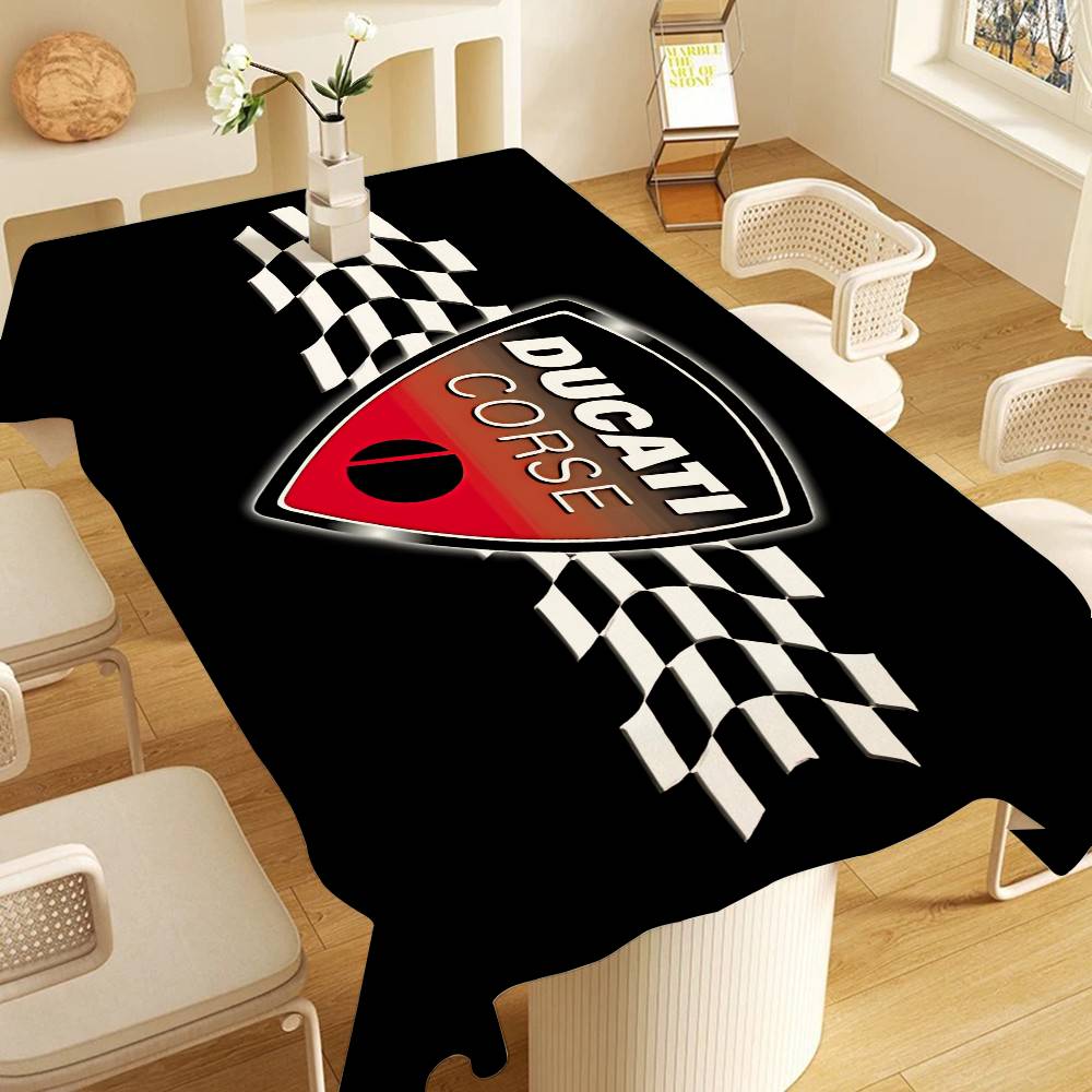 Home Textiles Today Logo - Tovaglia con Logo Moto D-Ducaties, per